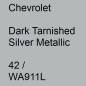 Preview: Chevrolet, Dark Tarnished Silver Metallic, 42 / WA911L.